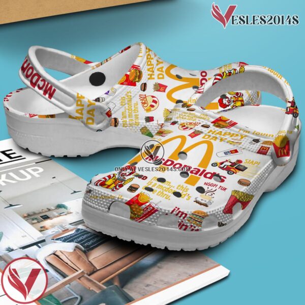 McDonald’s Crocs Crocband Clogs Shoes Comfortable For Men Women and Kids Style 1, Unique Gift From  Vesles2014S 2