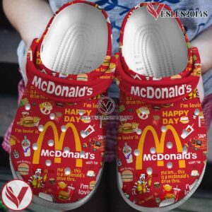 McDonald’s Crocs Crocband Clogs Shoes Comfortable For Men Women and Kids Style 2, Unique Gift From  Vesles2014S