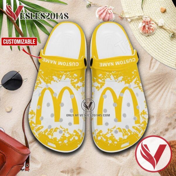 McDonald’s Logo Crocs Shoes For Men And Women, Unique Clogs Shoes For Fans - Vesles2014S 1