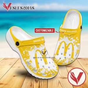 McDonald’s Logo Crocs Shoes For Men And Women, Unique Clogs Shoes For Fans - Vesles2014S