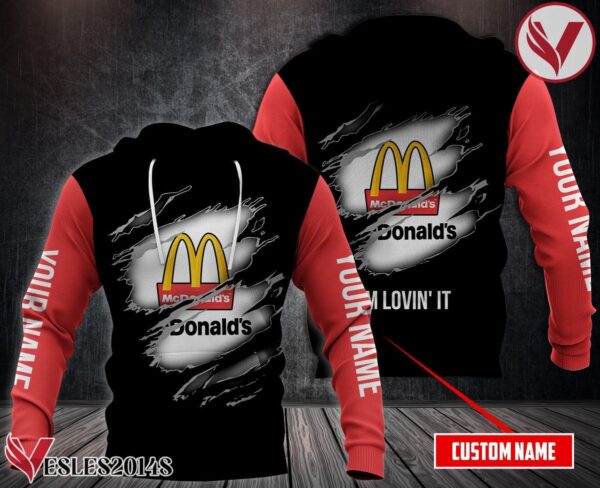 Mcdonald's Personalized Name Uniform Custom Hoodie - Vesles2014S