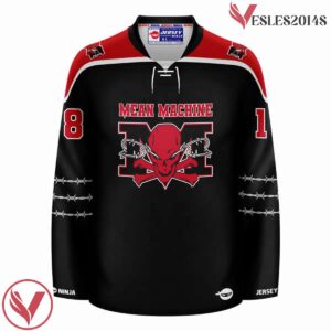 Mean Machine Paul Crewe  Hockey Jersey - Vesles2014S 2