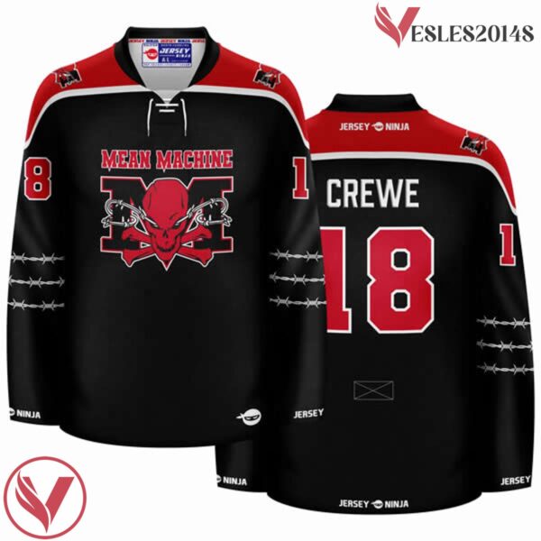 Mean Machine Paul Crewe  Hockey Jersey - Vesles2014S