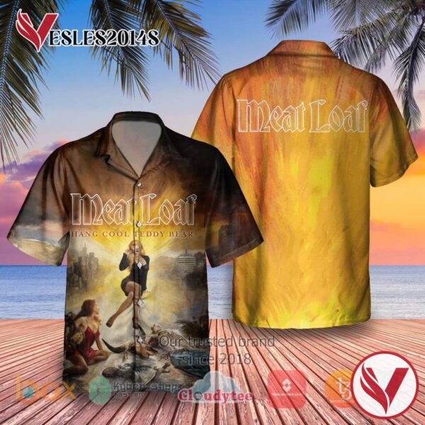 Meat Loaf Hang Cool Teddy Bear Album Hawaiian Shirt, Best Gift For Music Lovers Vesles2014S