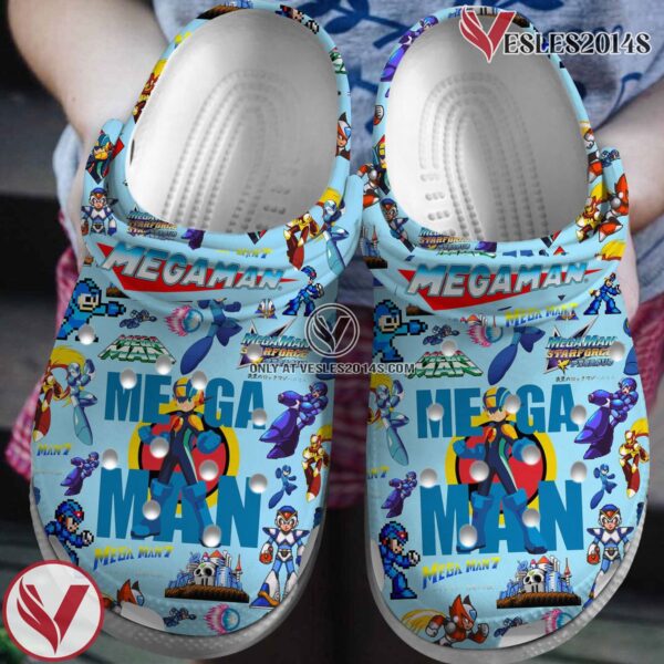 Mega Man ZX Game Crocs Crocband Clogs Shoes Comfortable For Men Women and Kids Style 2, Unique Gift From  Vesles2014S