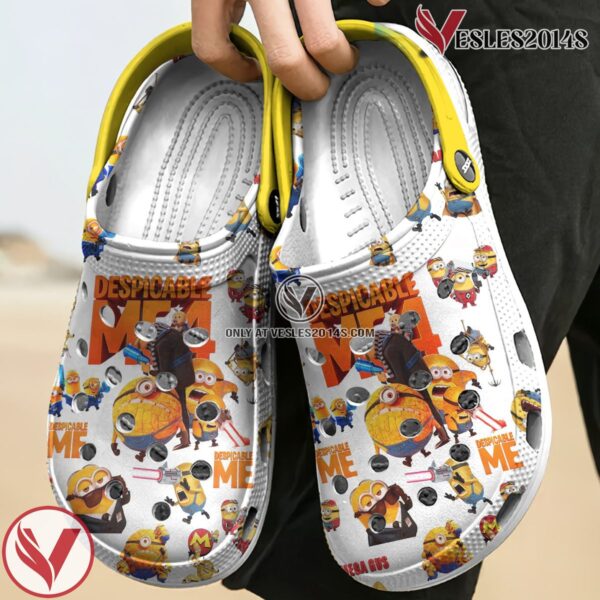 Mega Minions Cartoon Crocs Crocband Clogs Shoes Comfortable For Men Women and Kids, Unique Gift From  Vesles2014S 2