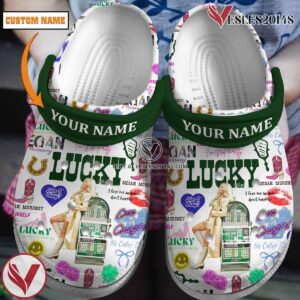 Megan Morrone Lucky Music Crocs Crocband Clogs Shoes, Unique Gifts For Fans - Vesles2014S