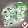 Meinl Percussion Green Tropical Floral White Hawaiian Shirt, Unique Gifts For Friends - Vesles2014S 1