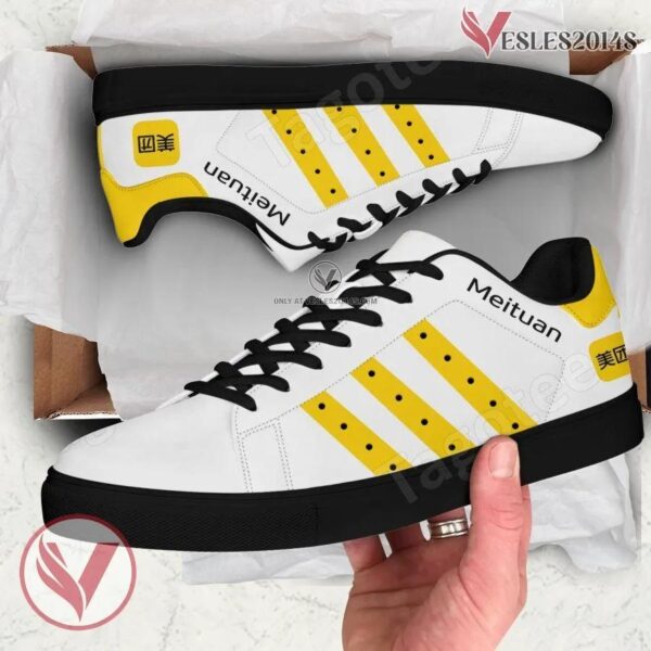 Meituan Logo Print Stan Smith Shoes For Men And Womens - Vesles2014s 1