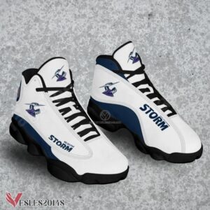 Melbourne Storm Logo Air Jordan 13 Shoes, Best Sneaker Gifts For Fans - Vesles2014s 1