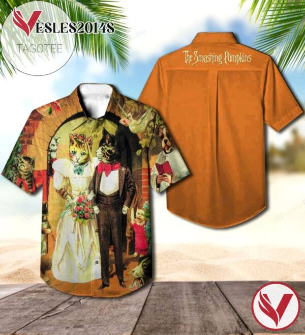 Mellon Collie And The Infinite Sadness Album By The Smashing Pumpkins Cats Hawaiian Shirt, Best Gift For Music Lovers Vesles2014S