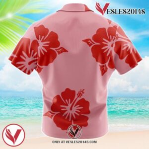 Meme Oshino Bakemonogatari Cosplay Hawaiian Button Up Shirt, Perfect Gifts For Anime Lovers - Vesles2014S 1