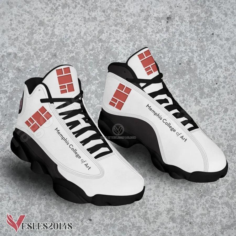 Memphis College of Art Logo Air Jordan 13 Shoes, Best Sneaker Gifts For Fans - Vesles2014s