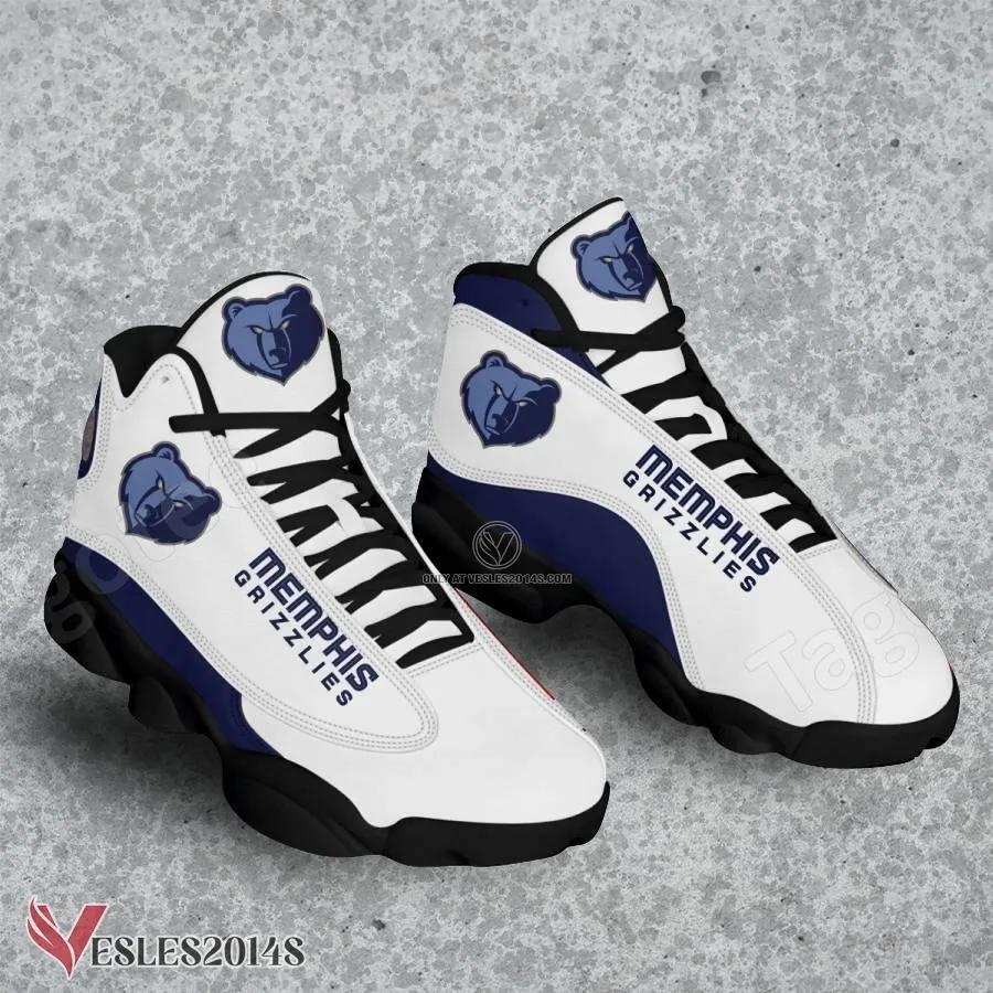 Memphis Grizzlies Air Jordan 13 Shoes, Best Sneaker Gifts For Fans - Vesles2014s