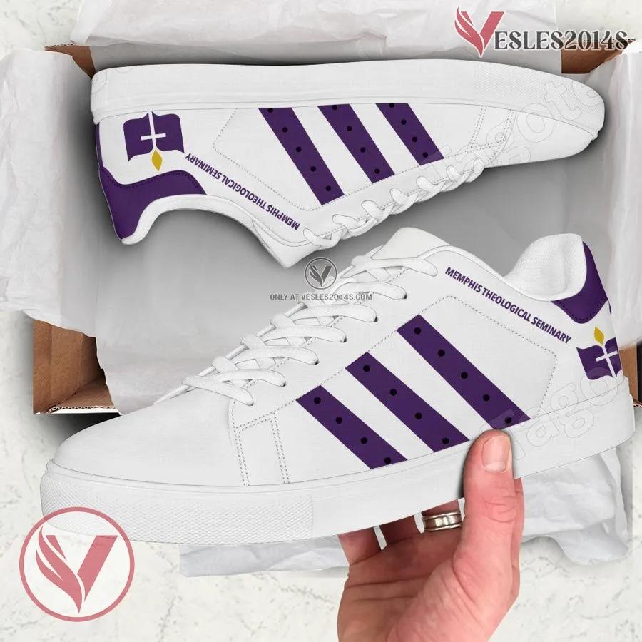 Memphis Theological Seminary Print Stan Smith Shoes, Unique Sneaker For Fans - Vesles2014s