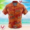Mera Mera No Mi Luffy Devil Fruit One Piece Hawaiian Button Up Shirt, Perfect Gifts For Anime Lovers - Vesles2014S