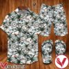 Mercedes Logo Palm Combo Hawaiian Shirt, Beach Shorts And Flip Flop, Unique Gifts For Friends - Vesles2014S 1