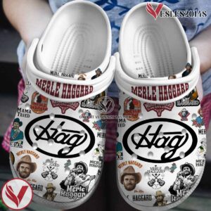 Merle Haggard Music Crocs Crocband Clogs Shoes, Unique Gifts For Fans Style 1 - Vesles2014S