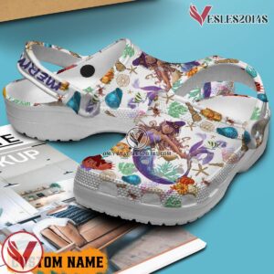 Mermaid Movie Crocs Crocband Clogs Shoes Comfortable For Men Women and Kids Style 1 - Vesles2014S 2