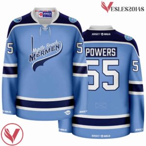 Mermen Kenny Powers Myrtle Beach Hockey Jersey - Vesles2014S
