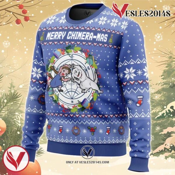 Merry Chimera-mas Fullmetal Alchemist Christmas Sweater 1