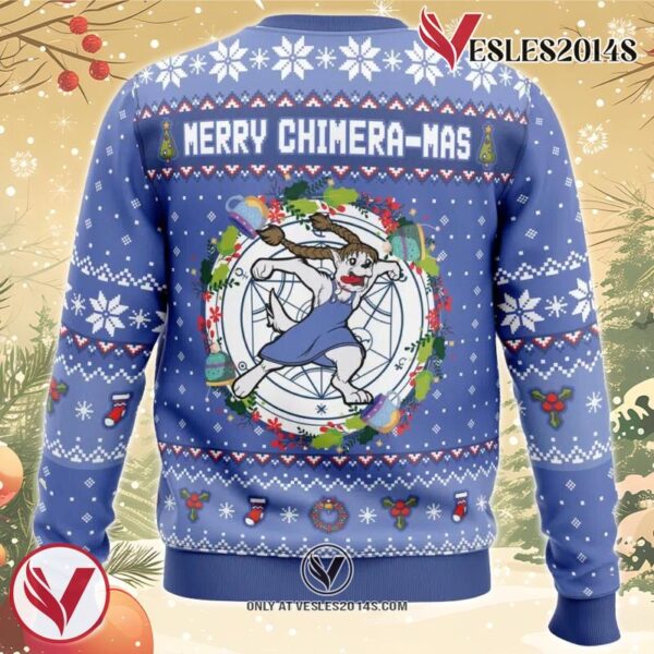 Merry Chimera-mas Fullmetal Alchemist Christmas Sweater 3