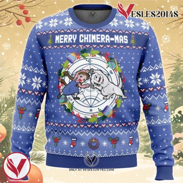 Merry Chimera-mas Fullmetal Alchemist Christmas Sweater
