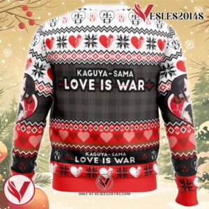 Merry Christmas And Happy New Year Kaguya-Sama Love Is War Ugly Christmas Sweater, Unique Christmas Gift For Fans - Vesles2014S 1