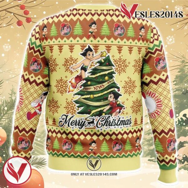 Merry Christmas Astro Boy Ugly Christmas Sweater, Unique Christmas Gift For Fans - Vesles2014S 1
