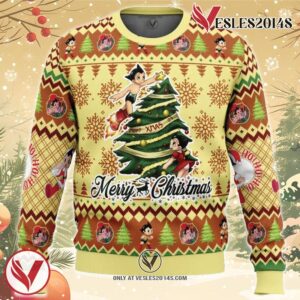 Merry Christmas Astro Boy Ugly Christmas Sweater, Unique Christmas Gift For Fans - Vesles2014S