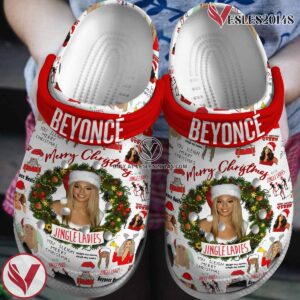 Merry Christmas Beyonce Music Crocs Crocband Clogs Shoes, Unique Gifts For Fans - Vesles2014S
