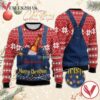 Merry Christmas Budweiser Ugly Sweater, Unique Winter Outfits For Fans - Vesles2014S  1
