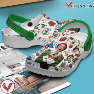 Merry Christmas Elf Movie Crocs Crocband Clogs Shoes Comfortable For Men Women and Kids - Vesles2014S 2
