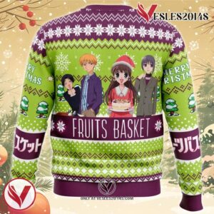 Merry Christmas Fruits Basket Ugly Christmas Sweater, Unique Christmas Gift For Fans - Vesles2014S 1