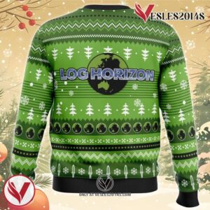 Merry Christmas Log Horizon Ugly Christmas Sweater, Unique Christmas Gift For Fans - Vesles2014S 1