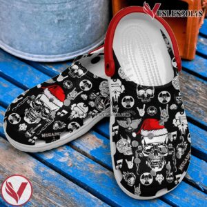 Merry Christmas Megadeth Music Crocs Crocband Clogs Shoes, Unique Gifts For Fans - Vesles2014S 3