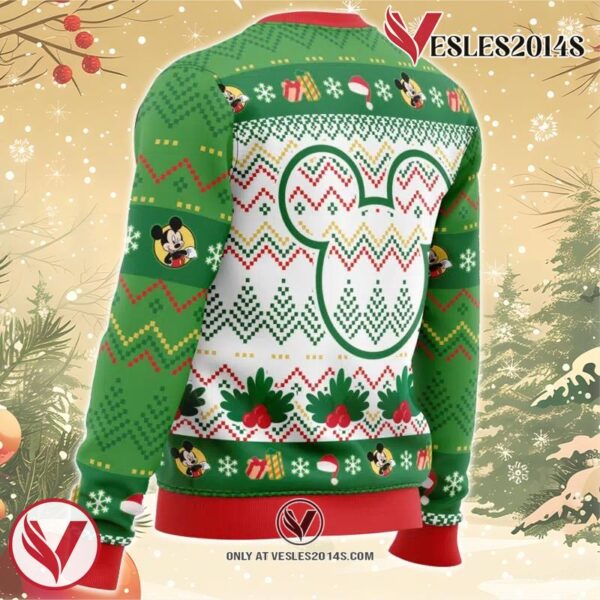 Merry Christmas Mickey Mouse Disney Ugly Christmas Sweater, Unique Christmas Gift For Fans - Vesles2014S 2