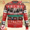Merry Christmas Nightmares of Halloween Ugly Christmas Sweater, Unique Christmas Gift For Fans - Vesles2014S