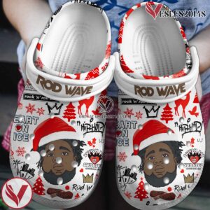 Merry Christmas Rod Wave Music Crocs Crocband Clogs Shoes, Unique Gifts For Fans - Vesles2014S