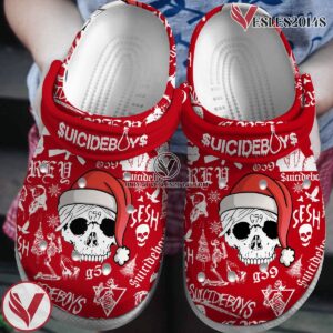 Merry Christmas Suicideboys Music Crocs Crocband Clogs Shoes, Unique Gifts For Fans - Vesles2014S