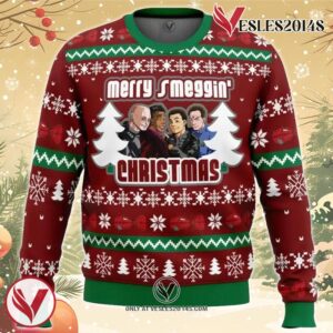 Merry Smeggin’ Christmas Red Dwarf Ugly Christmas Sweater, Unique Christmas Gift For Fans - Vesles2014S iM4