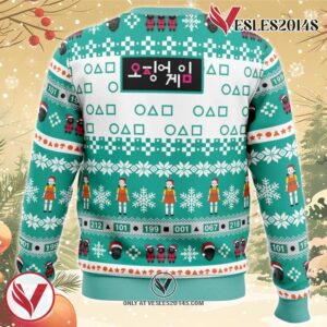 Merry Squidmas Squid Game Christmas Sweater 3