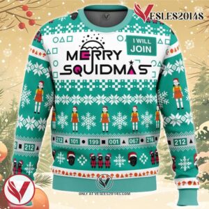 Merry Squidmas Squid Game Christmas Sweater