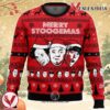 Merry Stoogemas 3 Stooges Ugly Christmas Sweater, Unique Christmas Gift For Fans - Vesles2014S