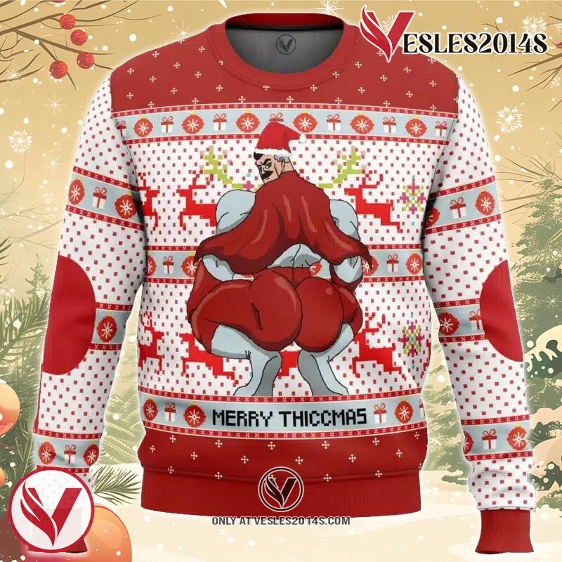 Merry Thiccmas Omni Man Invincible Ugly Christmas Sweater, Unique Christmas Gift For Fans - Vesles2014S