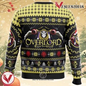 Merry X-Mass Ainz Ooal Gown Overlord Ugly Christmas Sweater, Unique Christmas Gift For Fans - Vesles2014S 1