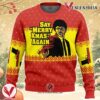 Merry Xmas Again Pulp Fiction Ugly Christmas Sweater, Unique Christmas Gift For Fans - Vesles2014S