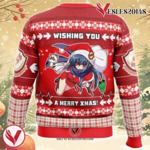 Merry Xmas Shiina Angel Beats Ugly Christmas Sweater, Unique Christmas Gift For Fans - Vesles2014S 1