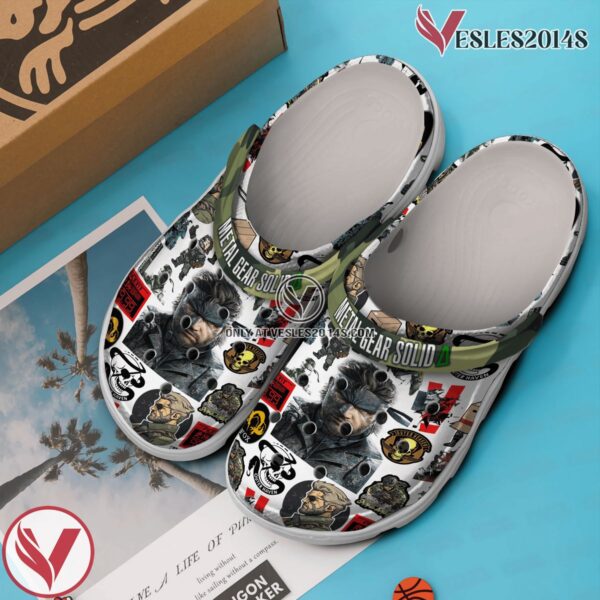 Metal Gear Solid Game Crocs Crocband Clogs Shoes Comfortable For Men Women and Kids, Unique Gift From  Vesles2014S 2