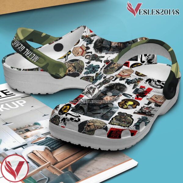 Metal Gear Solid Game Crocs Crocband Clogs Shoes Comfortable For Men Women and Kids, Unique Gift From  Vesles2014S 3